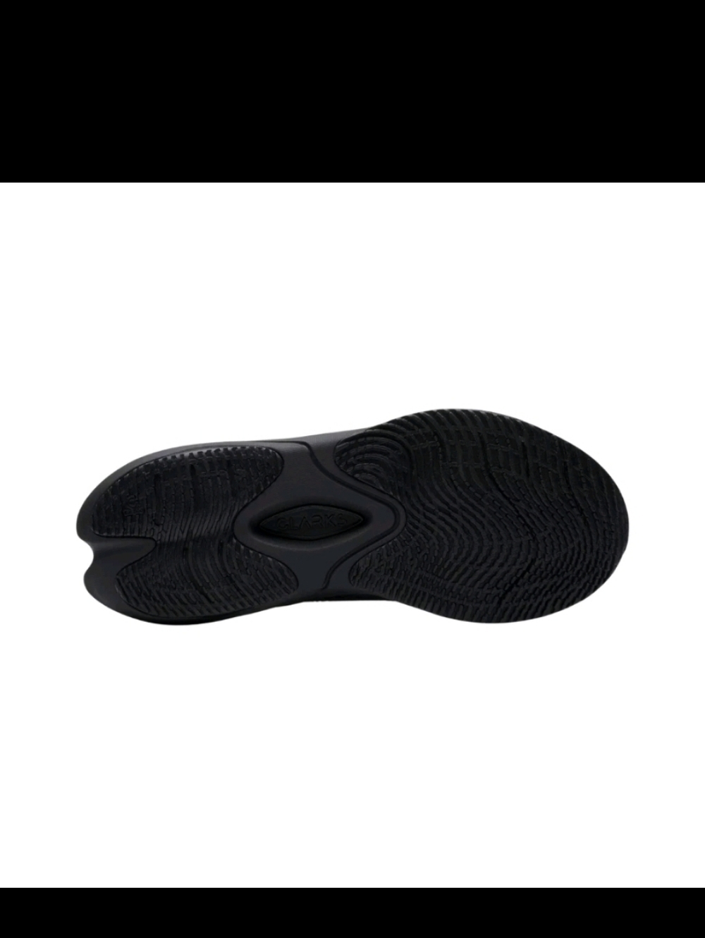 Clarks Pace Men's Podiatrist Approved Walking Shoes - Black - Picture 6 of 8